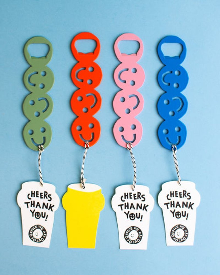 Tableware we are out of office | We Are Out Of Office - Cheersie Bottle Opener - Pink